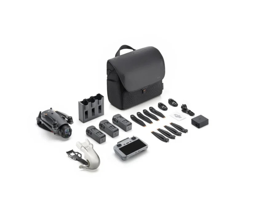 DJI Mavic 4 Pro Drone Fly More Combo (DJI RC 2) with 100MP Hasselblad Camera, Triple-Camera System, 6K/60fps HDR Video, 51-Min Flight Time, O4+ 30km Video Transmission, 0.1-Lux Night Vision