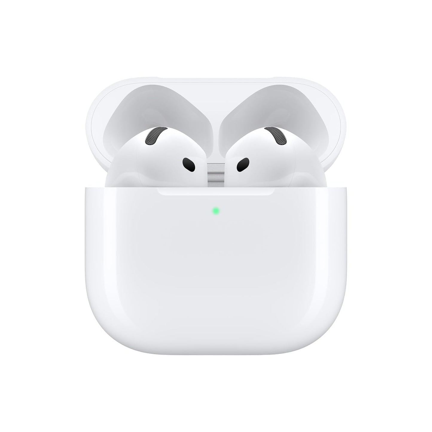 AirPods 4 Wireless Earbuds, Bluetooth Headphones, Personalised Spatial Audio, Sweat and Water Resistant, USB-C Charging Case, H2 Chip, Up to 30 Hours of Battery Life, Effortless Setup for iPhone