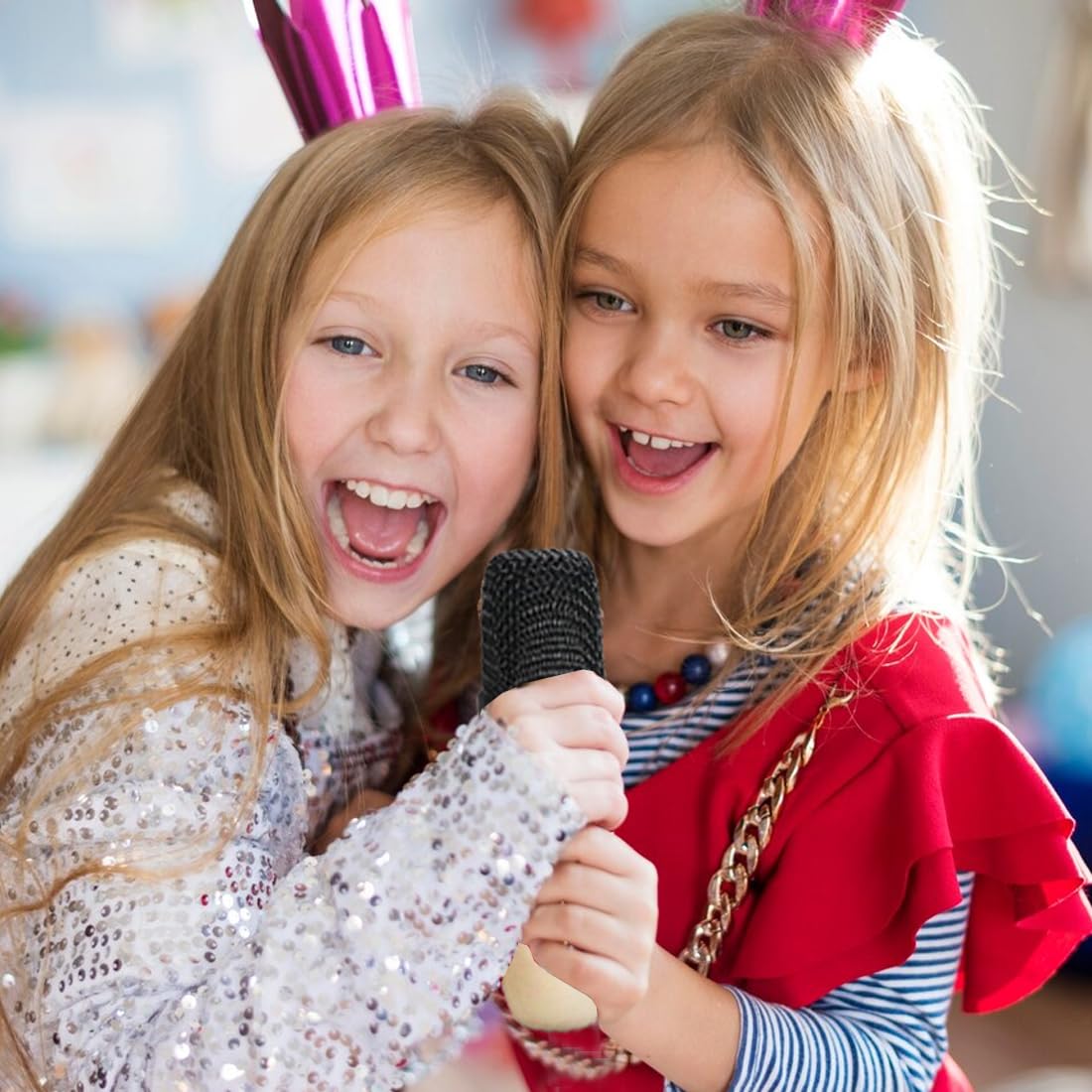 Rechargeable Karaoke Mic with Speaker for Singing