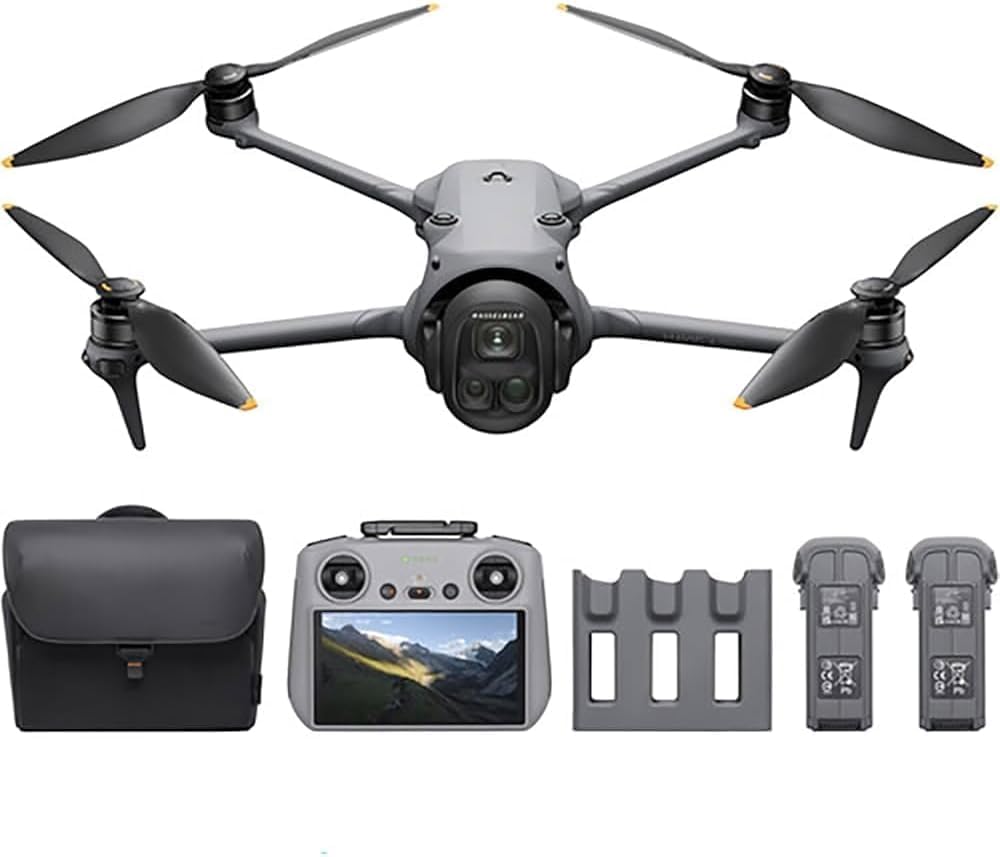 DJI Mavic 4 Pro Drone   Without Display Remote with 100MP Hasselblad Camera, Triple-Camera System, 6K/60fps HDR Video, 51-Min Flight Time, O4+ 30km Video Transmission, 0.1-Lux Night Vision