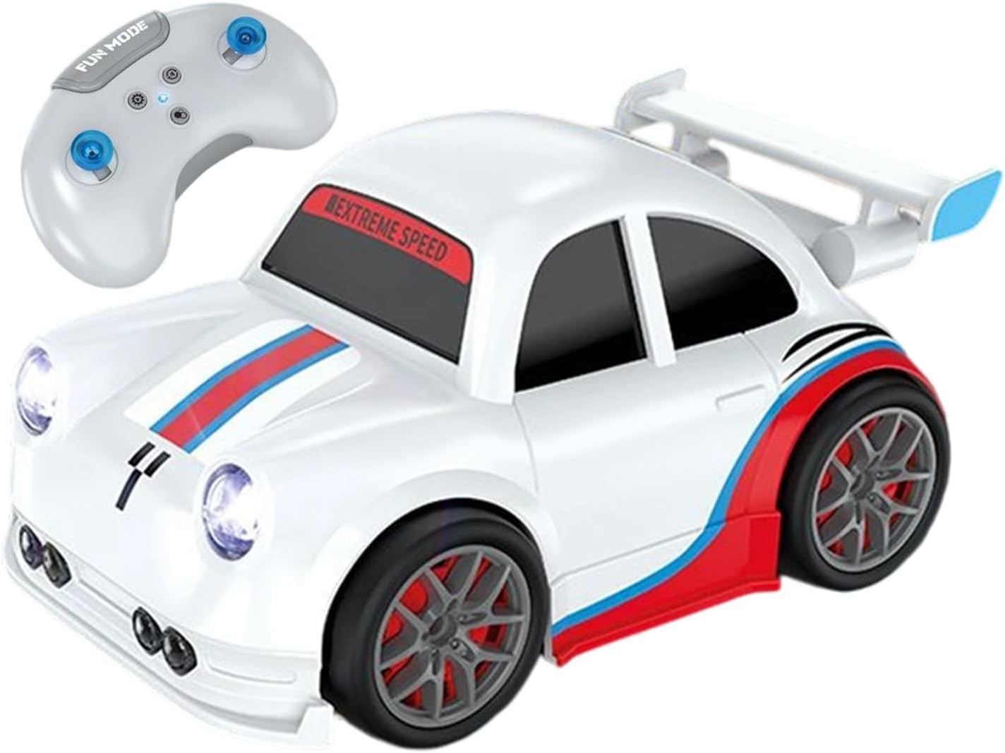 Mini Racing Vehicle with Follow/Escape Mode & Auto Demo RC Drift Car with Light & Sound.