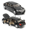 1:32 Scale Exclusive Alloy Metal Pull Back Die-cast Car Model with Sound Light Mini Auto Toy for Kids Metal Model Toy Car with Sound and Light? (Maybach S 600 Limousine - Multi-1)