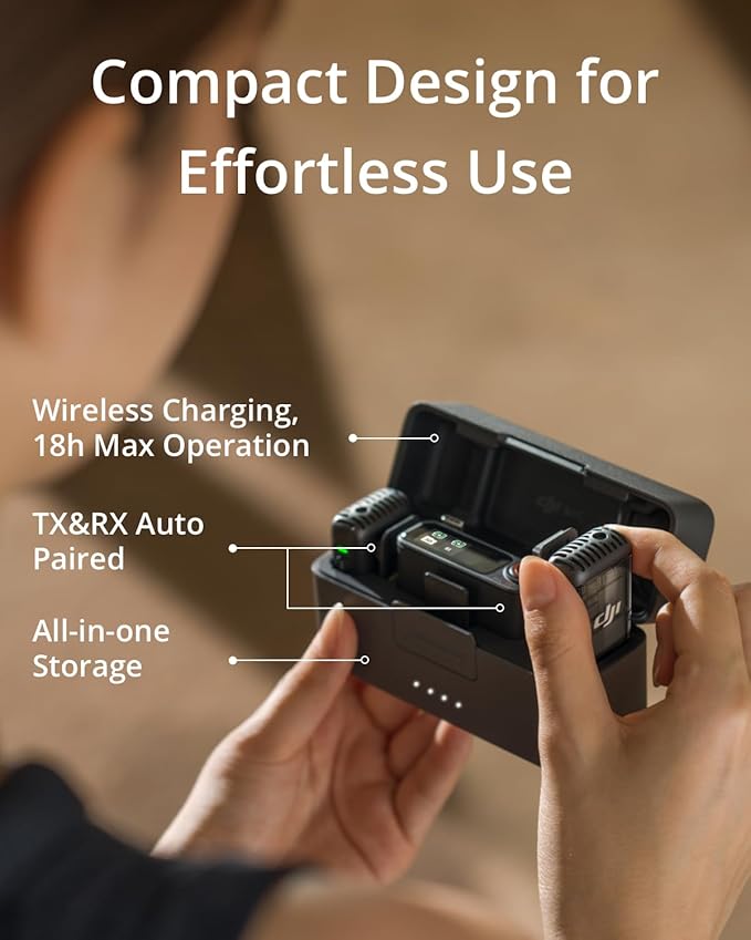 DJI MIC 2 (2 TX + 1 RX + Charging Case)
