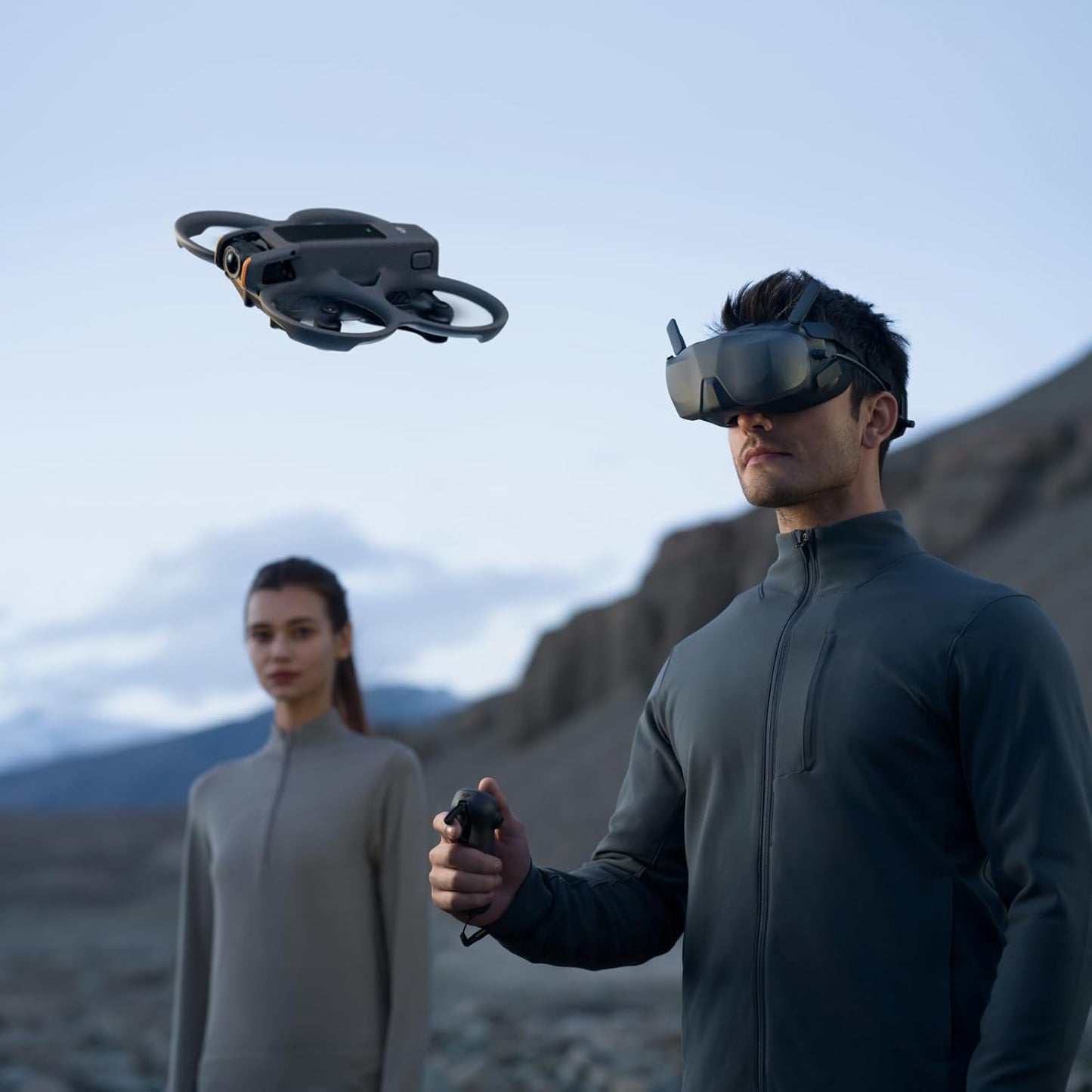 DJI Avata 2 Fly Smart Combo With Goggles N3, FPV Drone with Camera 4K, Immersive Experience, One-Push Acrobatics, Built-in Propeller Guard, 155° FOV, Camera Drone with RC Motion 3