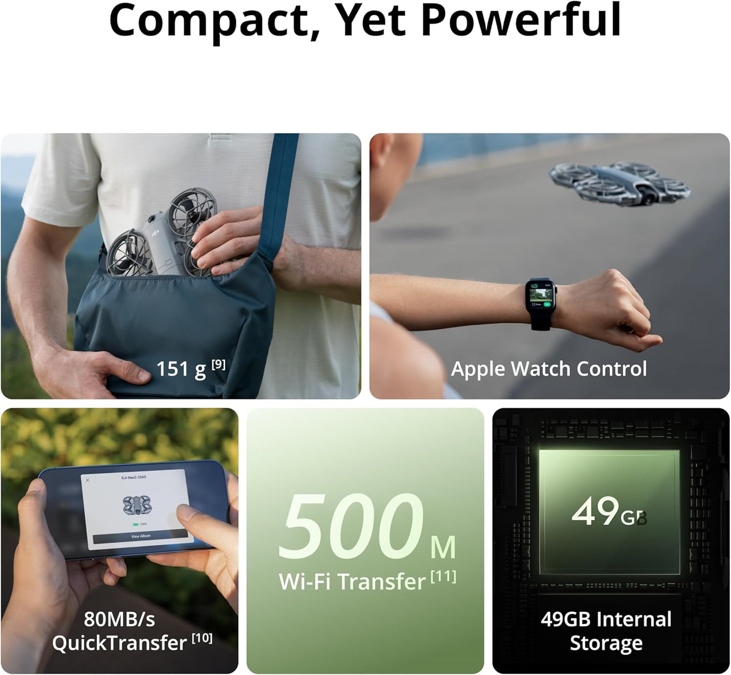 DJI Neo 2 Fly More Combo With Goggles N3 & RC-N3 Remote Controller, Stable Transmission With Digital Transceiver, 4K Drone for Beginners, 3 Batteries