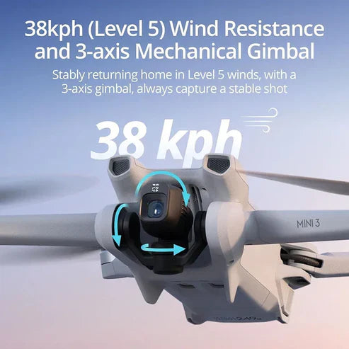 D.J.I MINI 4 GPS 4K Brushless Gimbal Camera  Big Display Remote