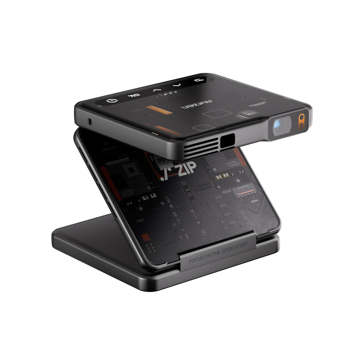 Aurzen Pocket Tri Fold Portable Mini Projector