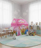Jumbo Size Extremely Light Weight, Water & fire Proof Princess Theme Theme Tent House for Kid 10 Year Old Girls- Multi Color