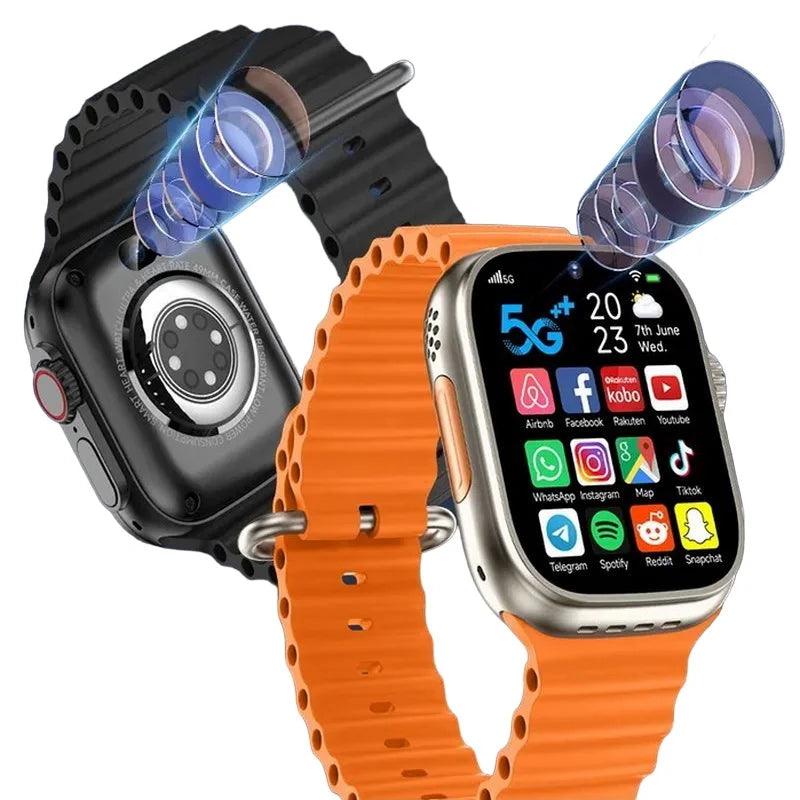 S9 Ultra 3 5G Android Dual Camera Smart Watch 8 GB RAM / 128 GB Memory
